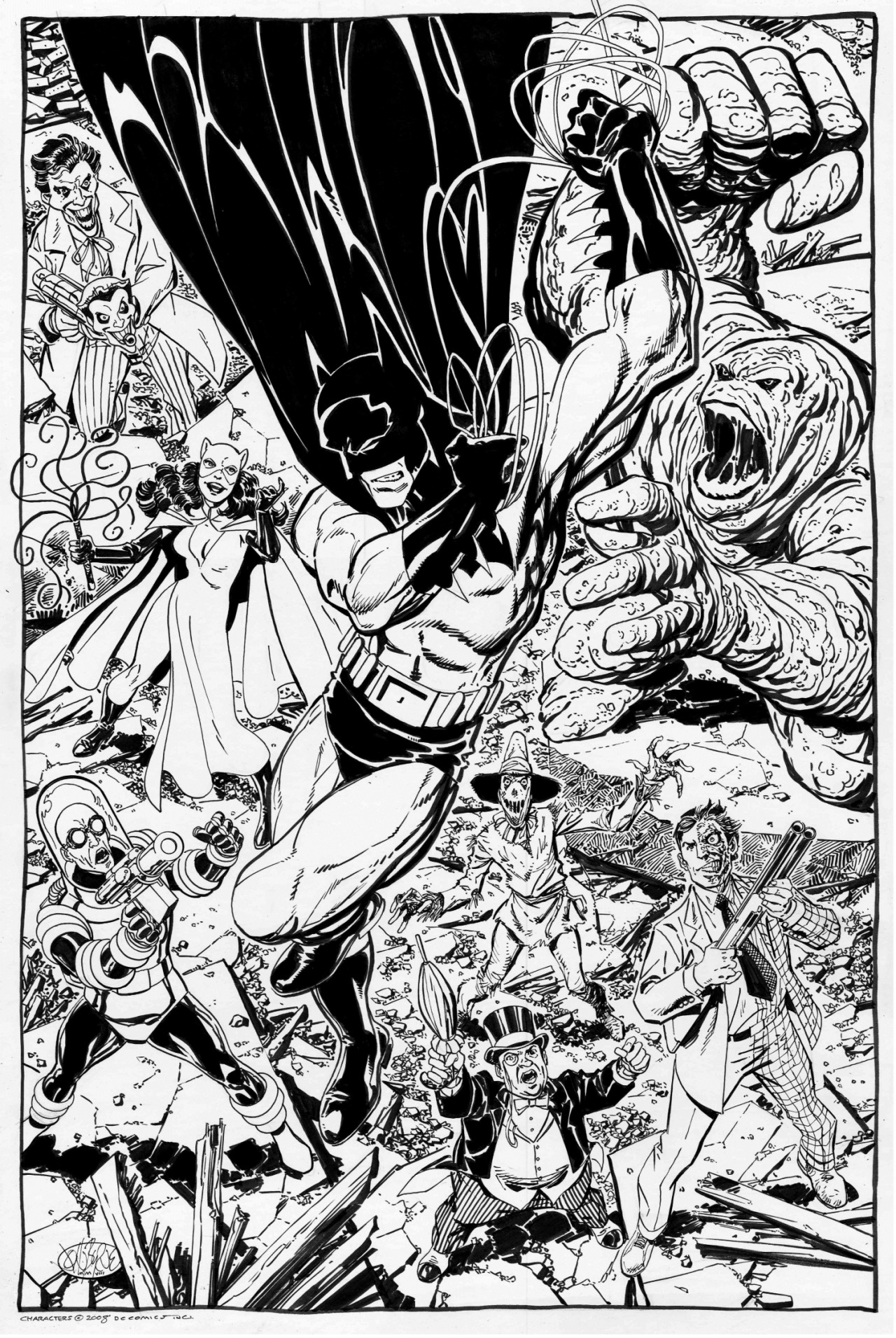 Batman Vs his greatest villains. Commissions by... | John Byrne Draws...