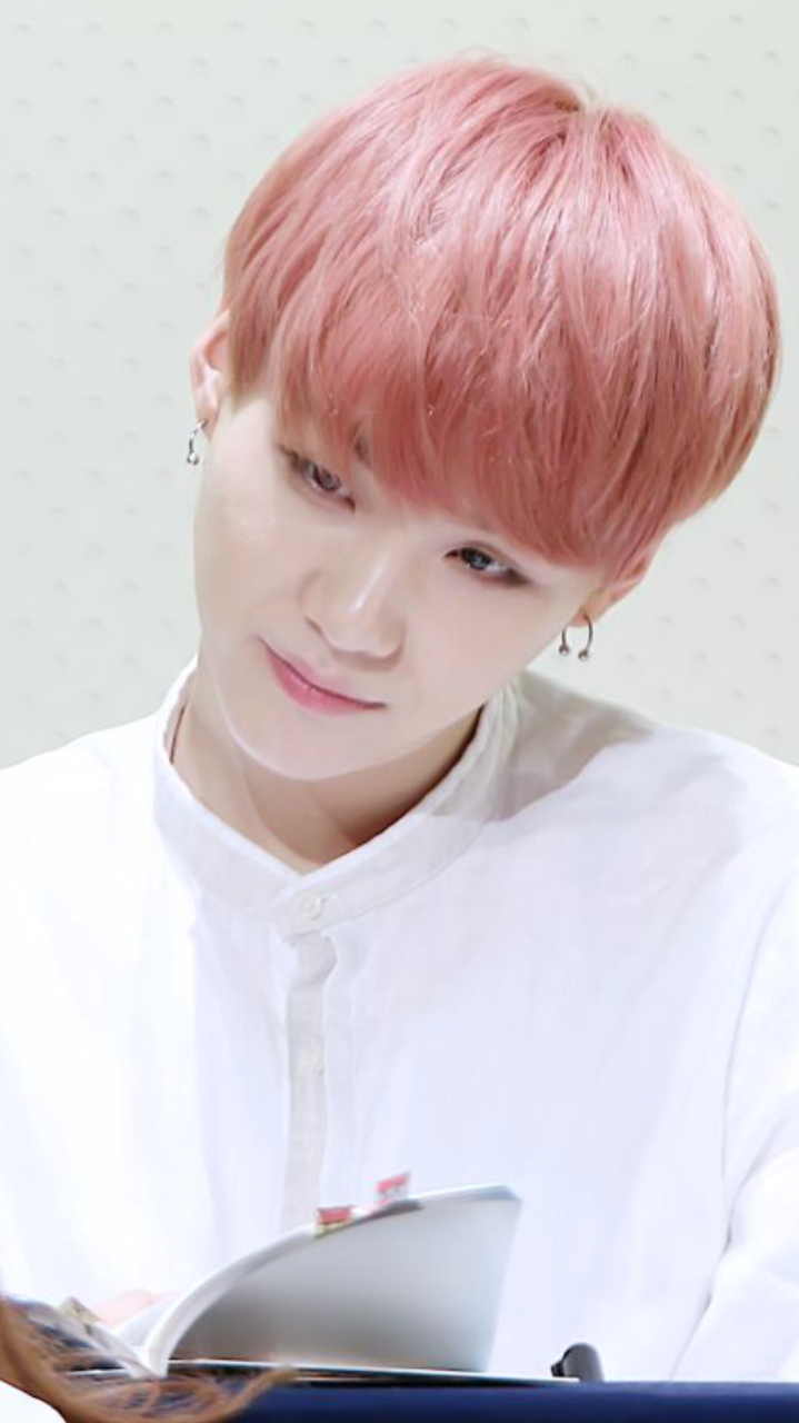 bangtan-wallpaper: pink haired yoongi wallpapers... - shooting star