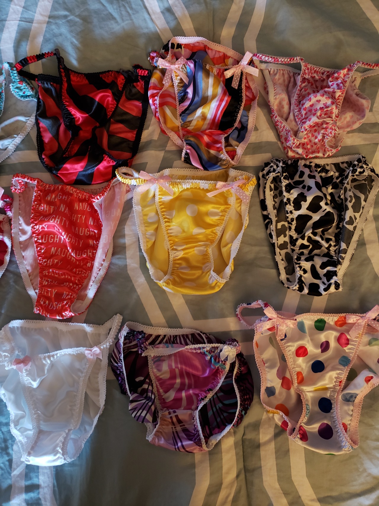 Satin Panties � Help me decide on which pair of satin string...