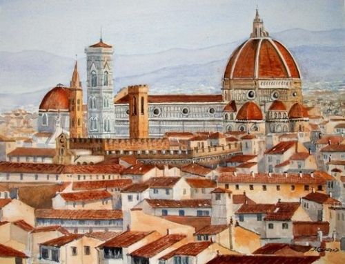 aquarelle Firenze