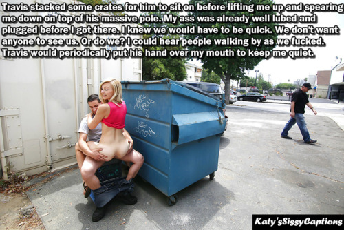 katyssissycaptions:Back Alley SissyI have started doing...