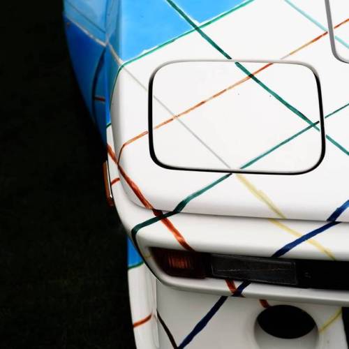 Own I’m counting the hours. BMW M1 by Frank Stella.