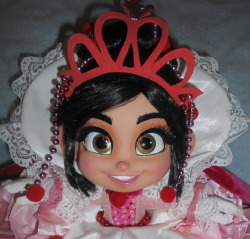 vanellope and princesses dolls