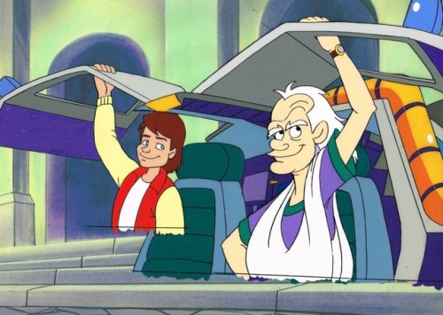 talesfromweirdland:Animation cels from Back to the Future: The...