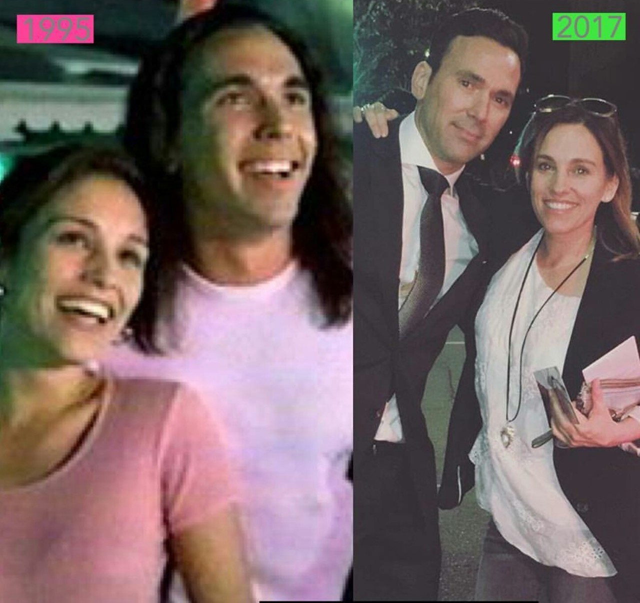 ORIGINAL MMPR (KIMBERLY & TOMMY 💚💖 Then (‘95) & Now (‘17) : 22...)