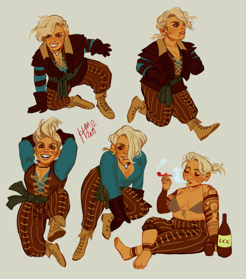 mooreaux:Dwarves just wanna have fu-u-un~A lil sheet for Sunny...