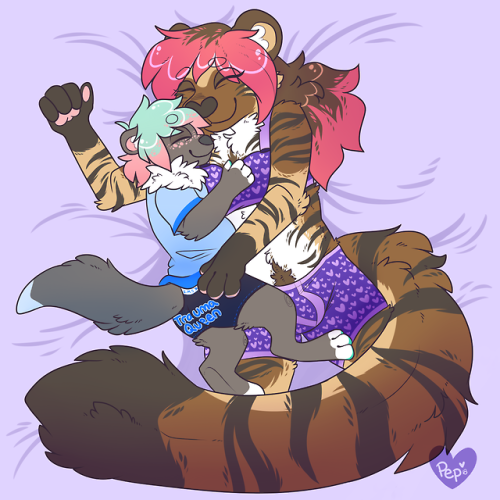 ottercola:Them gays be sleepy snzzz (...