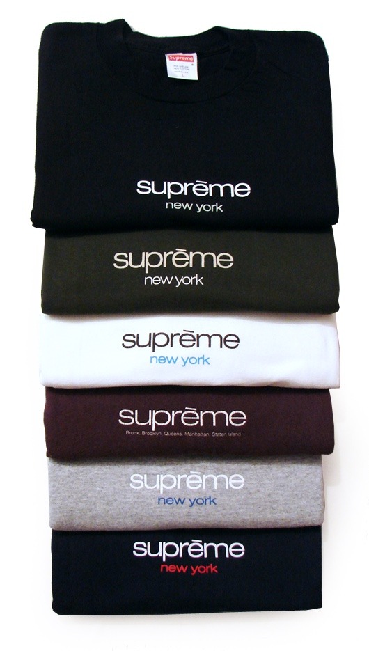 supreme classic logo tee