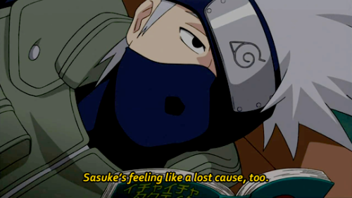 kitteninspaghetti:Kakashi loves all his students equally.M8