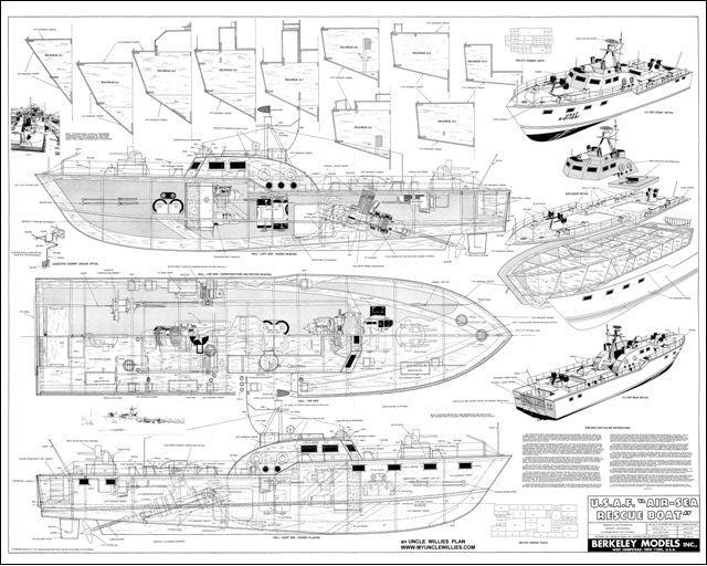 Free DIY Boat Plans — U.S.A.F AIR-SEA Rescue Boat Plans ...