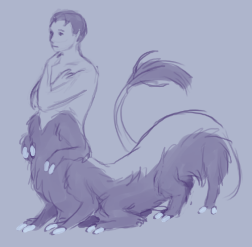 jasparagus:alientaur/dragontaur AU!  because there was a mighty...