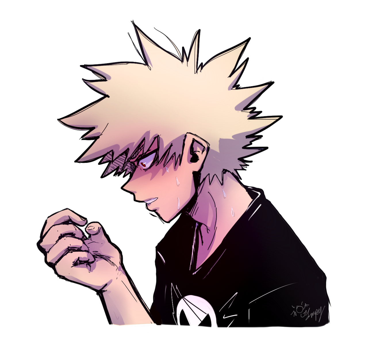 Impy's Sad Obsessions — What if Bakugou even temporarily looses his