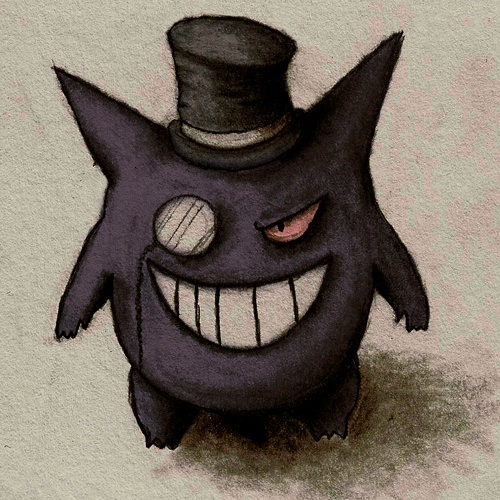 evil pokemon smile