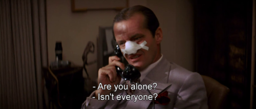 freshmoviequotes:Chinatown (1974)Happy birthday mr. Roman...