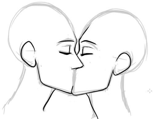 How I Draw Kisses - Art References
 Kiss Drawing Simple