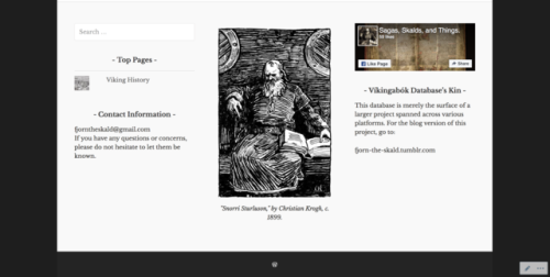 fjorn-the-skald:The Víkingabók Database Website has been...
