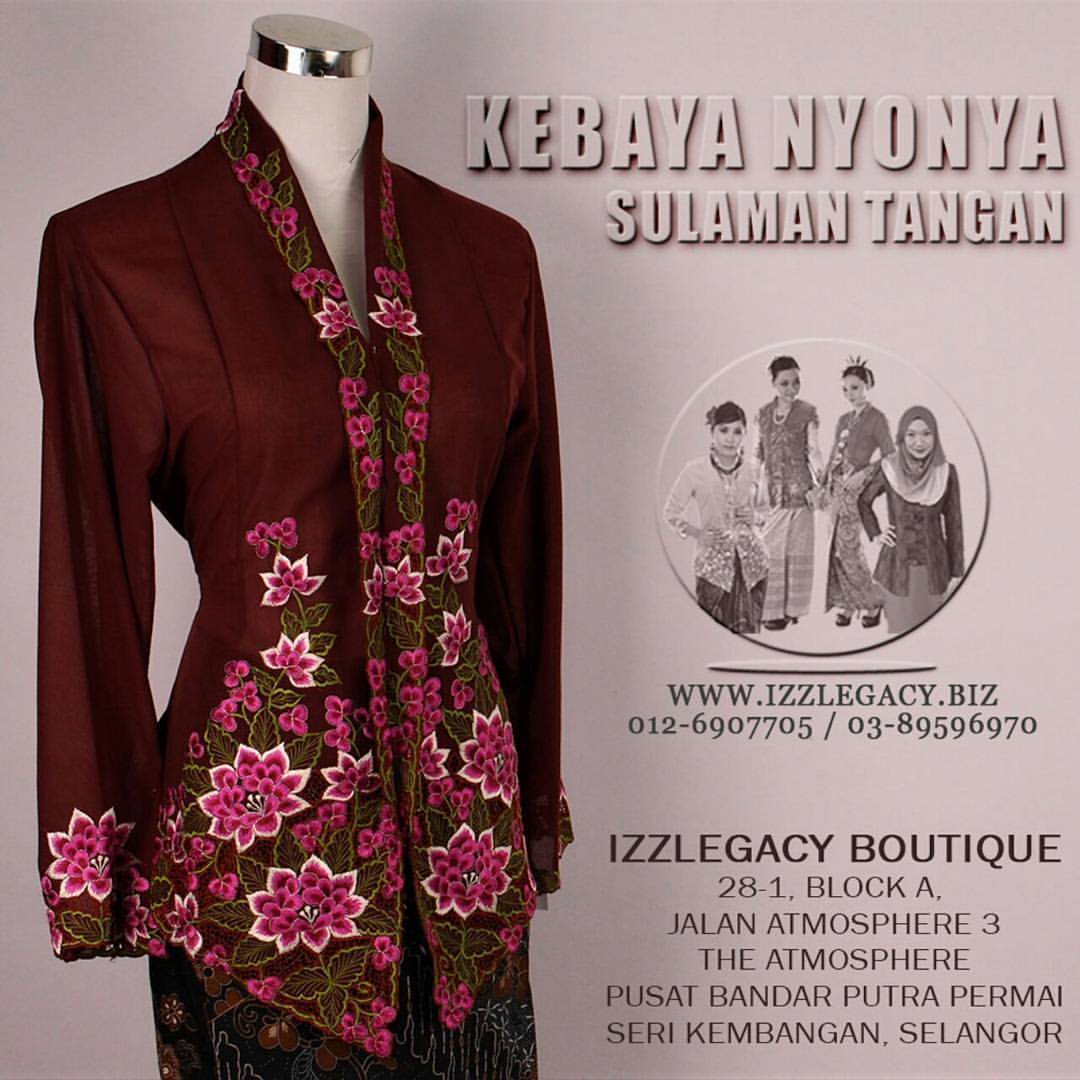  Kedai  Baju  Kebaya  Nyonya  Di  Shah Alam BAJUKU