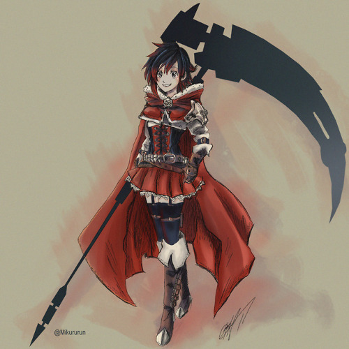 mikururunartwork:RPG RWBY Ruby [Hunter]Weiss [Magic...