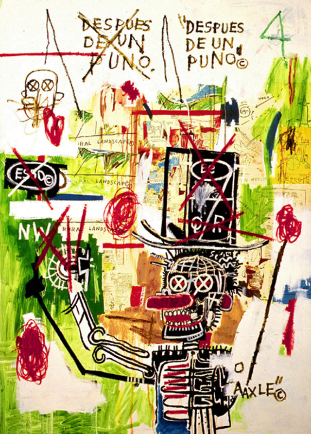 MoodBoardMix XI - Jean-Michel Basquiat, Despues De Un Puno, 1987.