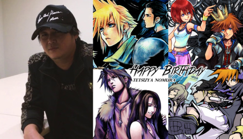 ex-vii:HAPPY BIRTHDAY TETSUYA NOMURA! You made my childhood...