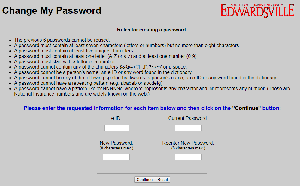 Password Requirements Shaming