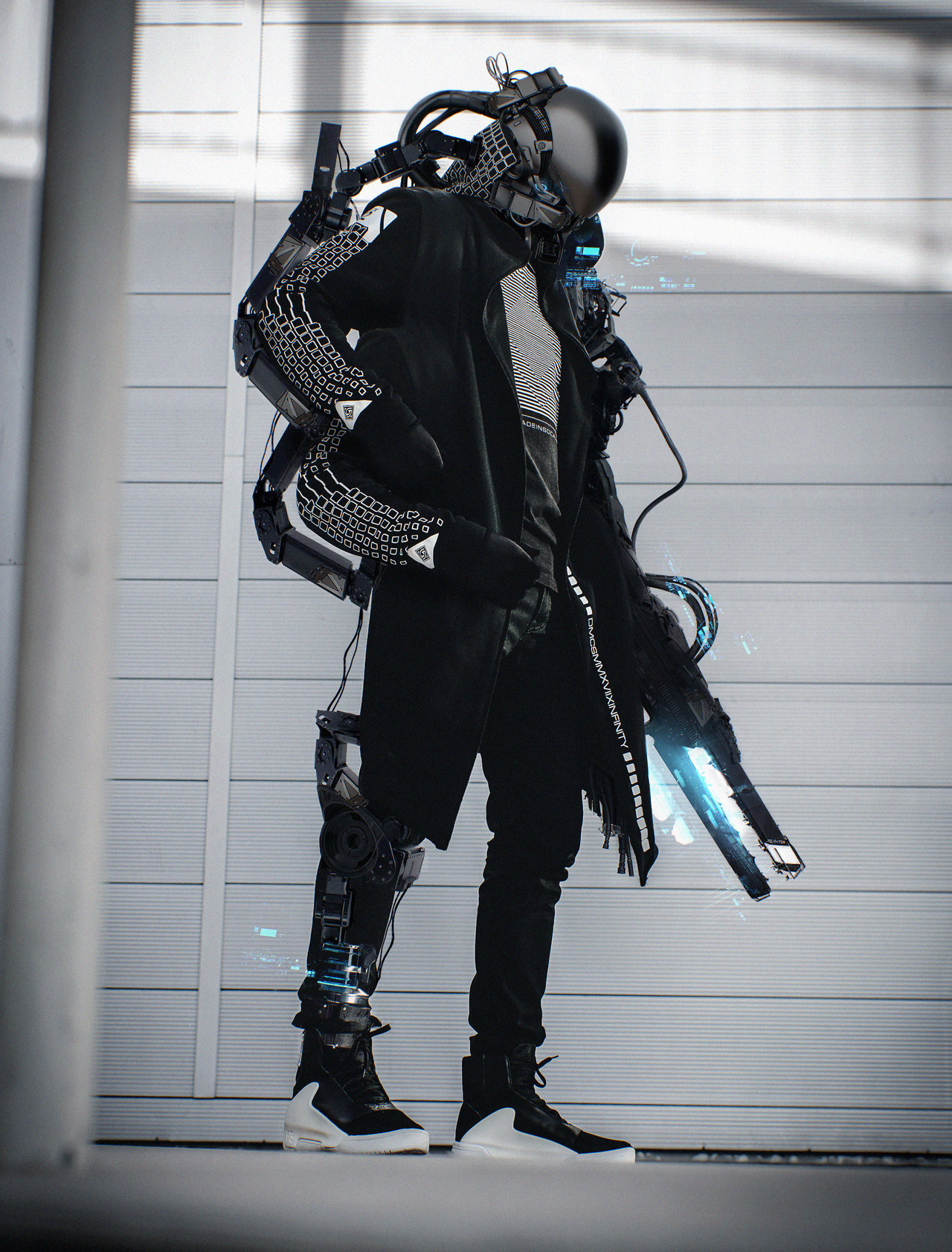 Cyberpunk wear style фото 101