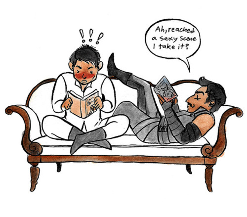 hattedhedgehog:The idea of Cassandra and Dorian being trashy...