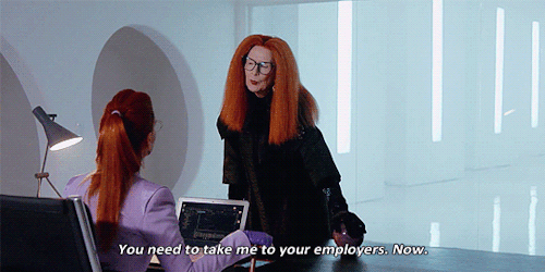 ahs ahs apocalypse ahsedit myrtle snow frances conroy wilhemina venable sarah paulson ahs spoilers i wish someday i& 039;ll become at least half as savage as myrtle snow gifs of mine 1k
