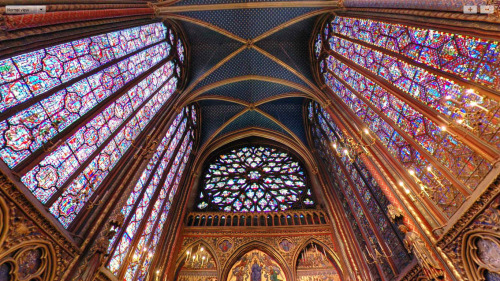 by-grace-of-god:Sainte-Chapelle, Paris, built by St. Louis...