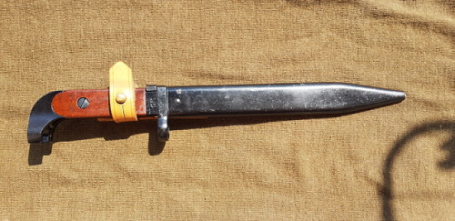 Polish bayonet for AK rifle, made in 1970 to restore army...