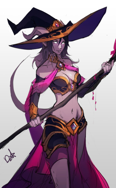 Draenei Mage Sketch Draenei Mage Sketch