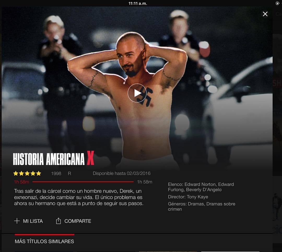 American History X In Time Pelicula Completa En Español 1998