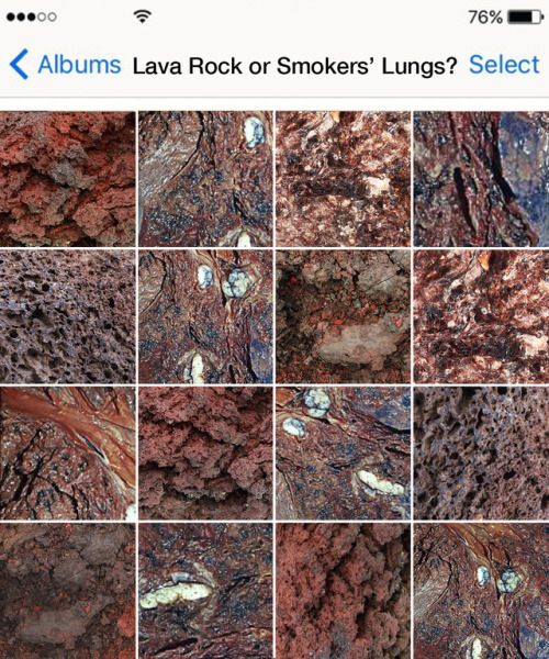 knowtherealcost:Some of these pictures are of lava rock, and...