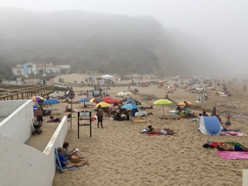 Foggy Surreal BeachMagoito. Portugal.