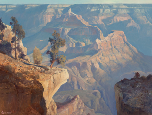 kafkasapartment:Canyon Morning from Yavapai Point, 1984. Ralph...