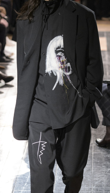 yohjiyamamoto aw16 menswear parisfashionweek runway pfw fashion