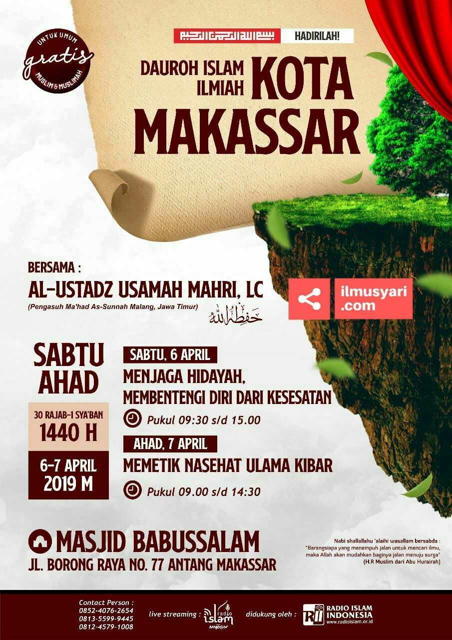 Makassar, 6-7, Apr 2019'