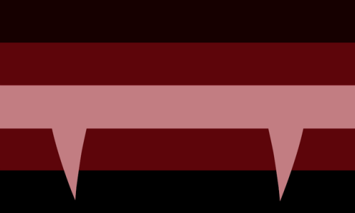 latinesbian:Vampire Trans Flag!requested by anon, fangs...