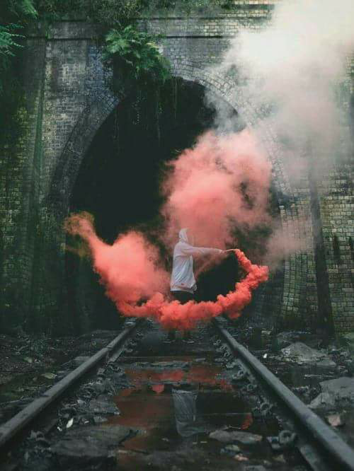  smoke  bomb photography Tumblr 