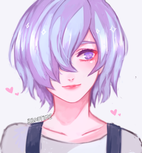 bbadtime:i’m busy atm but i still wanted to draw a quick touka...