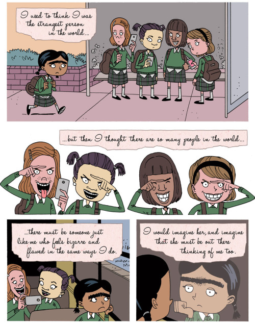 the-dream-i-had:zenpencils:FRIDA KAHLO: Strange Like MeThis...