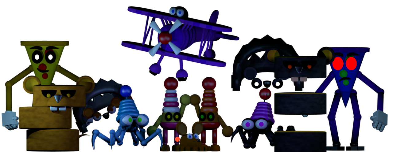 Fnaf world карта