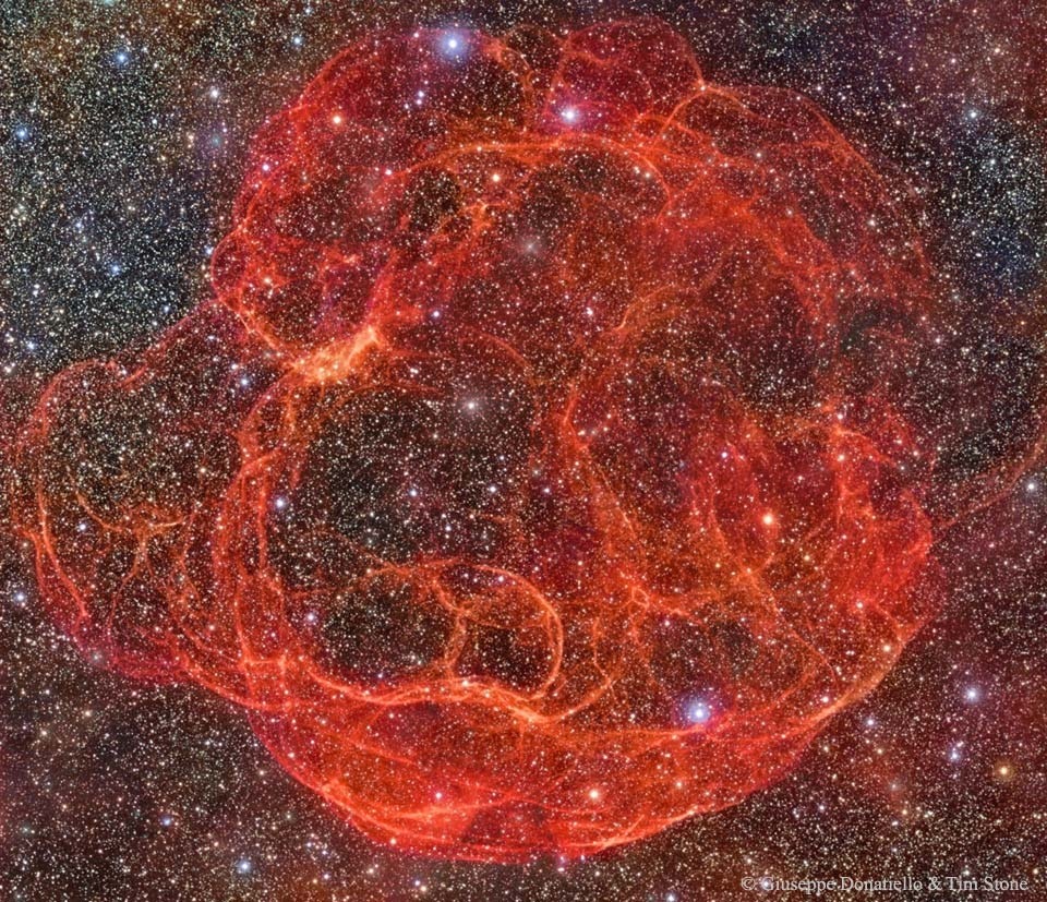 Space Pictures — The Supernova Remnant Simeis 147 Or Sh2240 Or...