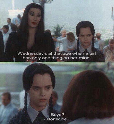 Mercredi Addams Tumblr