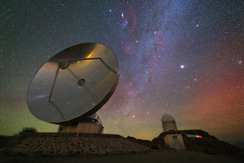 astronomyblog:ESO’s La Silla Observatory over the night...