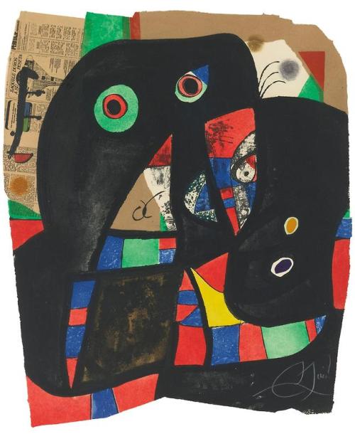 Joan Miró (Spanish, 1893-1983) - Gaudi XX (D. 1079), Etching...