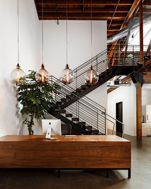 Industrial Design For Loft Or Startup Office Interior