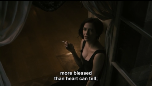 xshayarsha:Eva Green reciting an excerpt from Alfred Lord...