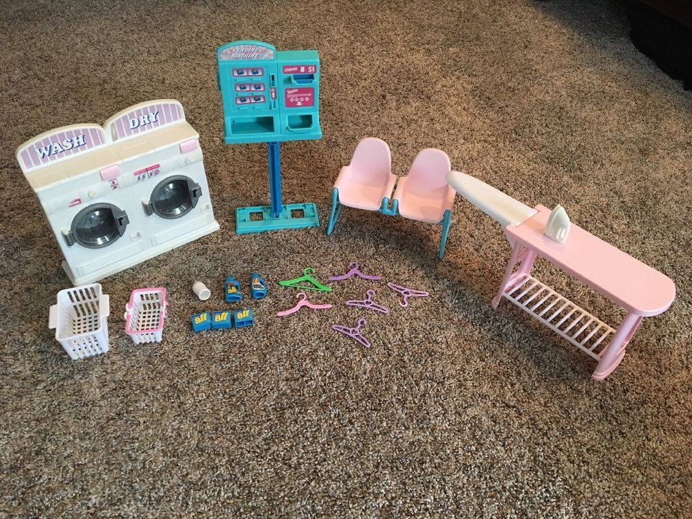 barbie doll laundry set