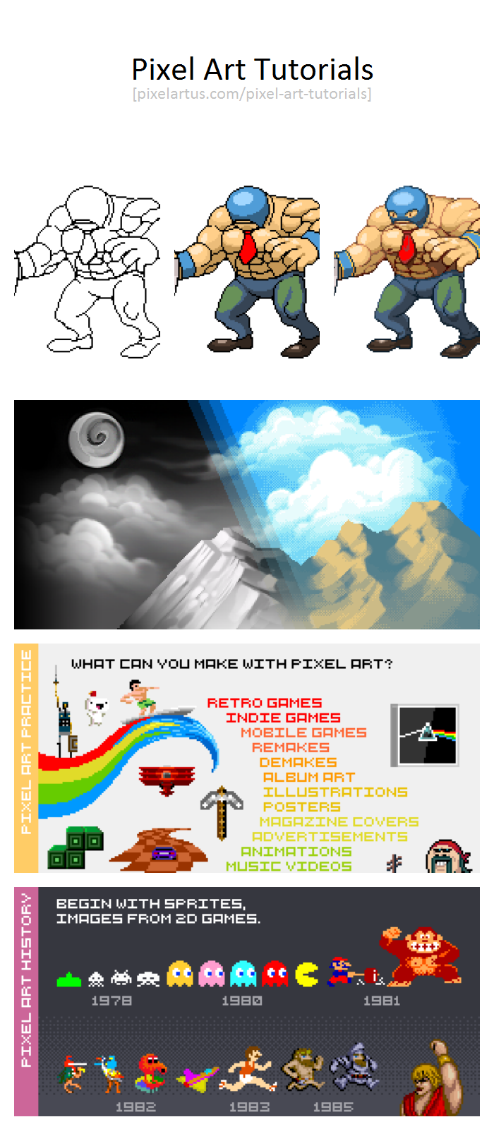 Pixelartus The Pixel Art Mega Post Pixel Art Tutorials